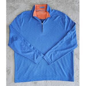 Johnson & Murphy Quarter Zip Pullover 70% Modal, Performance, Golf, Mens Sz XL